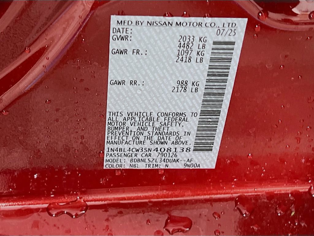 New 2025 Nissan Altima 2.5 SR w/ SR Premium Package image 25