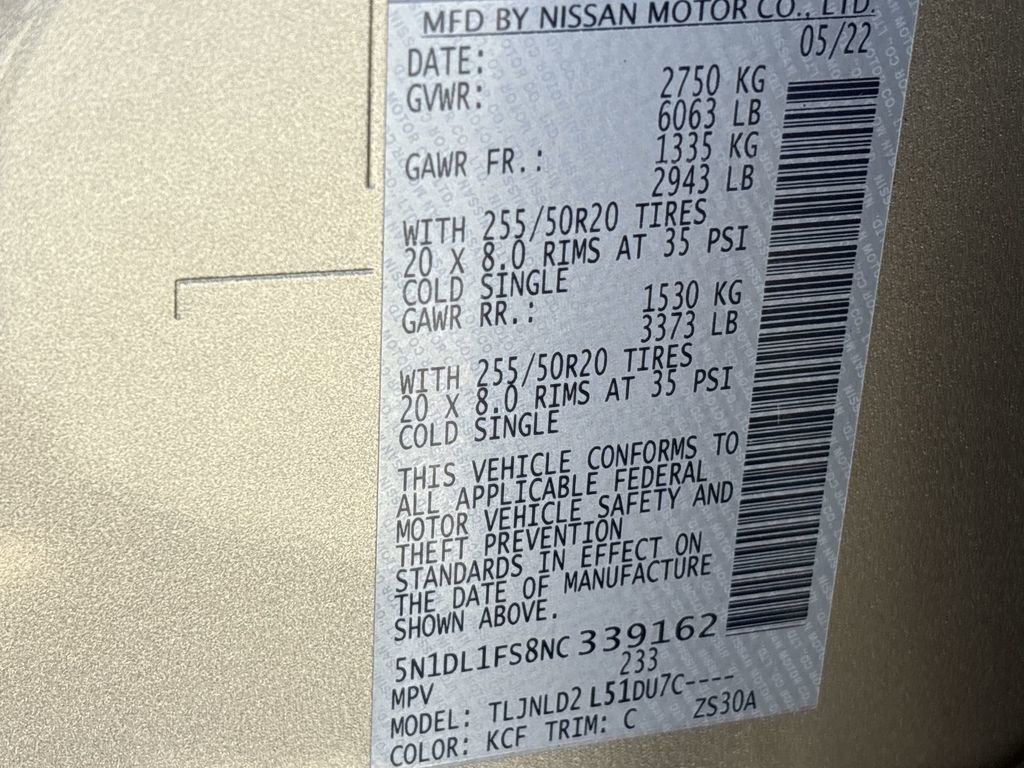 Used 2022 INFINITI QX60 Luxe w/ Cargo Package image 37