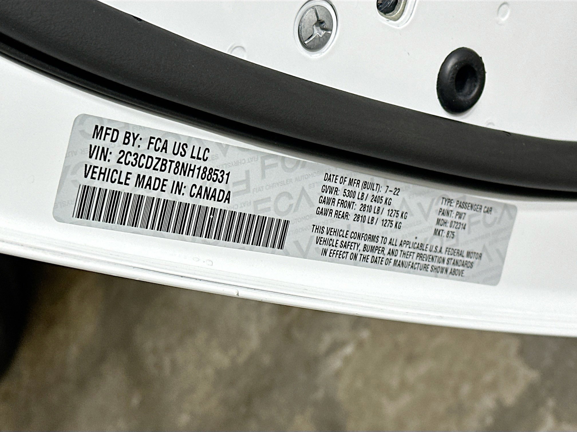 Used 2022 Dodge Challenger R/T w/ Performance Handling Group image 12