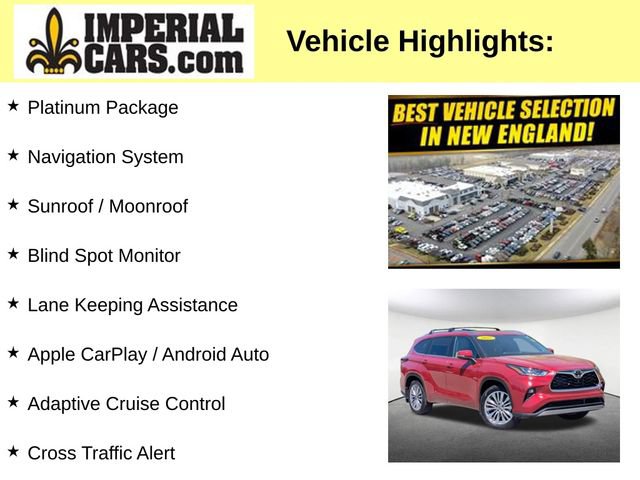 Used 2025 Toyota Highlander Platinum AWD/4WD image 8