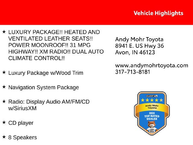 Used 2016 Lexus ES 350 w/ Luxury Package w/Wood Trim FWD image 2