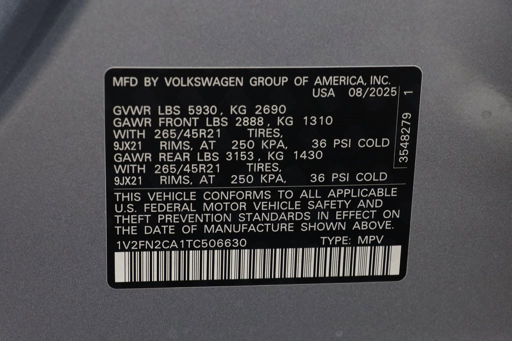 New 2026 Volkswagen Atlas SEL Premium R-Line image 25