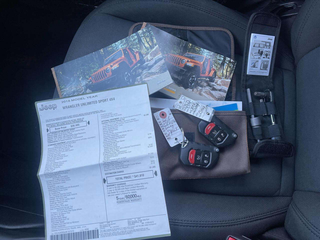 Used 2018 Jeep Wrangler Unlimited Sport S image 34