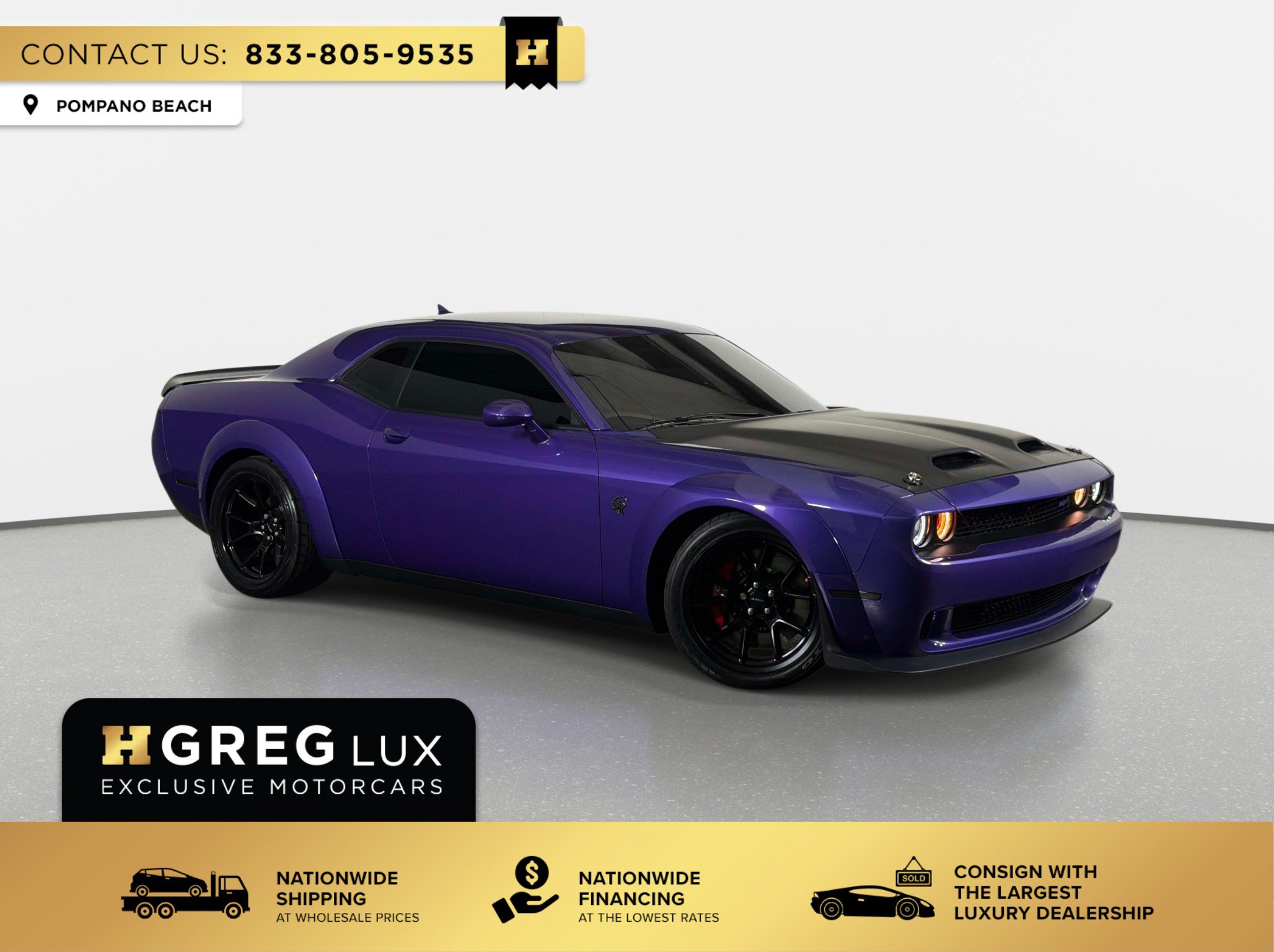 Used 2023 Dodge Challenger SRT Hellcat RWD image 1