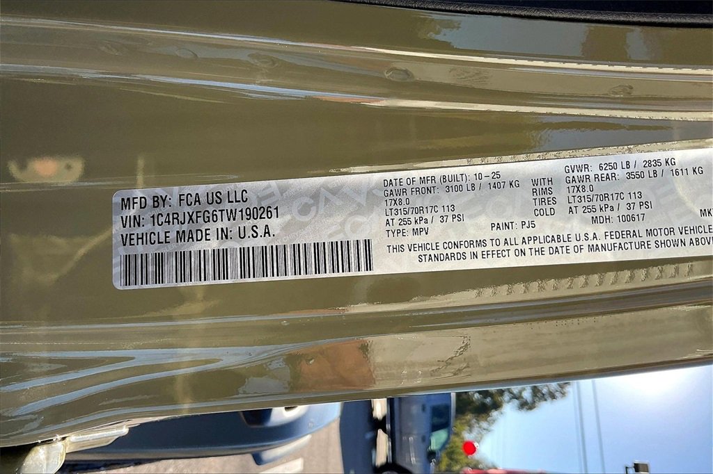 New 2026 Jeep Wrangler Unlimited Rubicon image 13