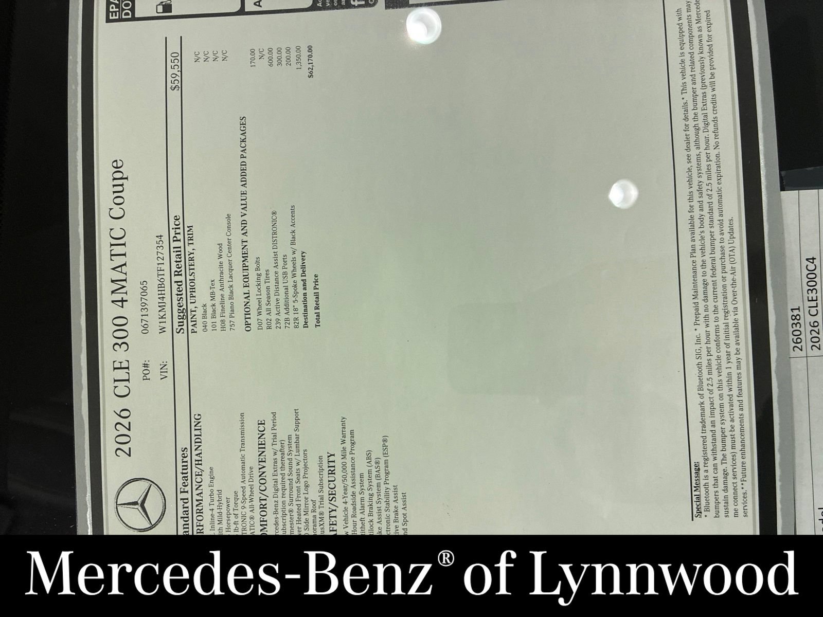New 2026 Mercedes-Benz CLE 300 4MATIC Coupe image 16