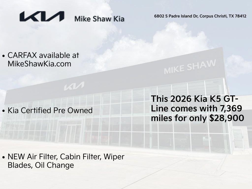 Certified 2026 Kia K5 GT-Line w/ GT-Line Red Interior Package FWD video 3