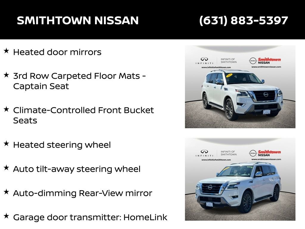 Certified 2024 Nissan Armada Platinum w/ Captain's Chairs Package image 26