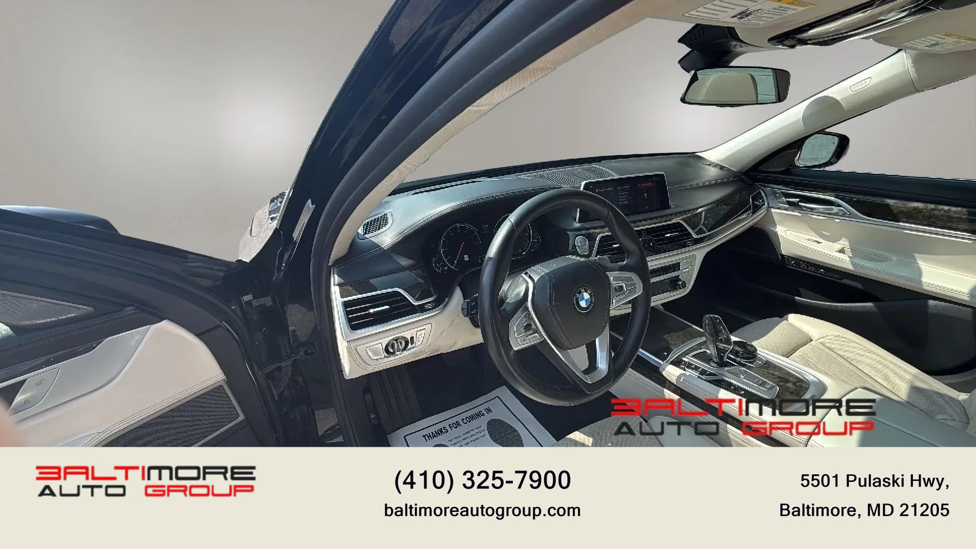 Used 2019 BMW 750i xDrive w/ Executive Package AWD/4WD image 10