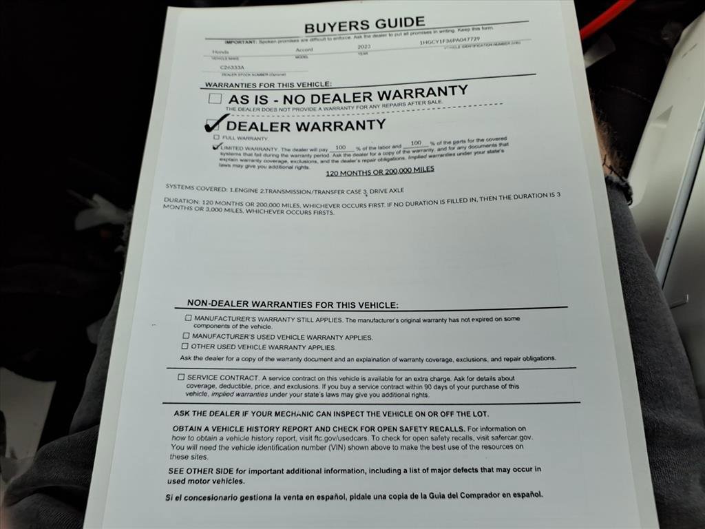 Used 2023 Honda Accord EX image 35