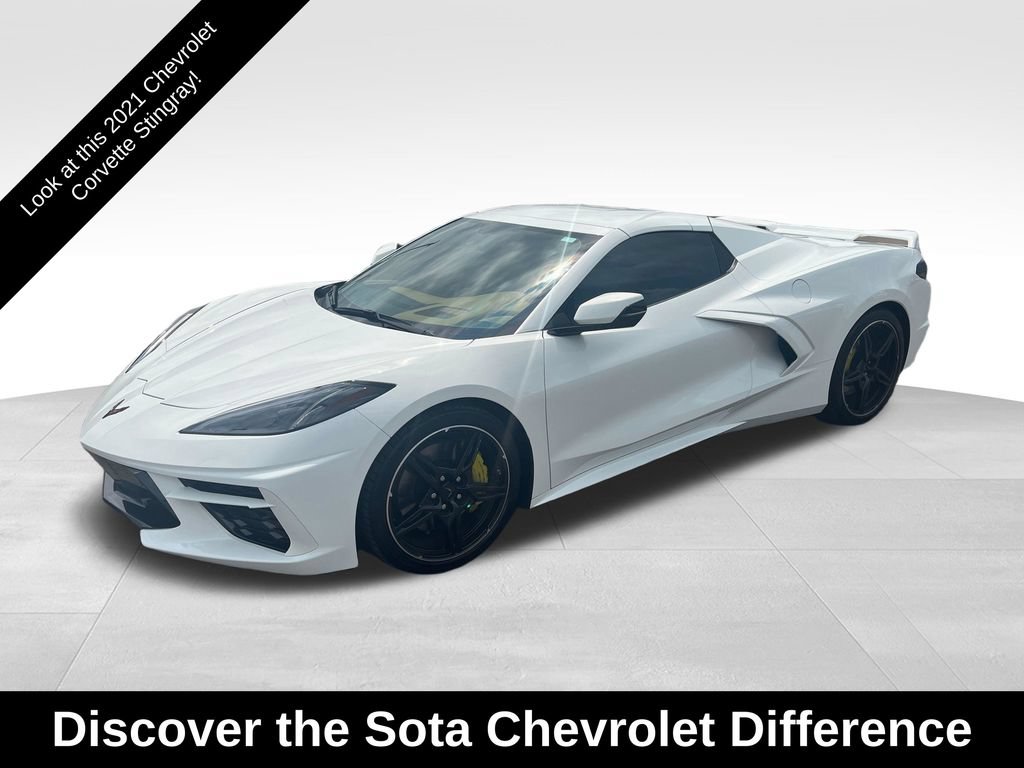 Used 2021 Chevrolet Corvette Stingray Premium Conv w/ Z51 Performance Package RWD image 1