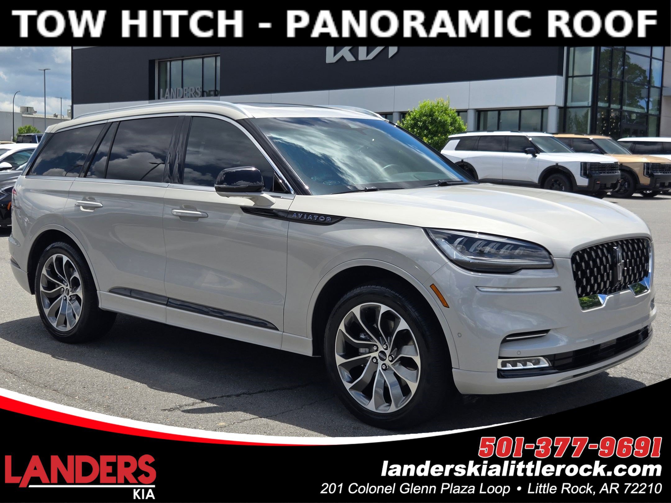 Used 2021 Lincoln Aviator Grand Touring w/ Class IV Trailer Tow Package