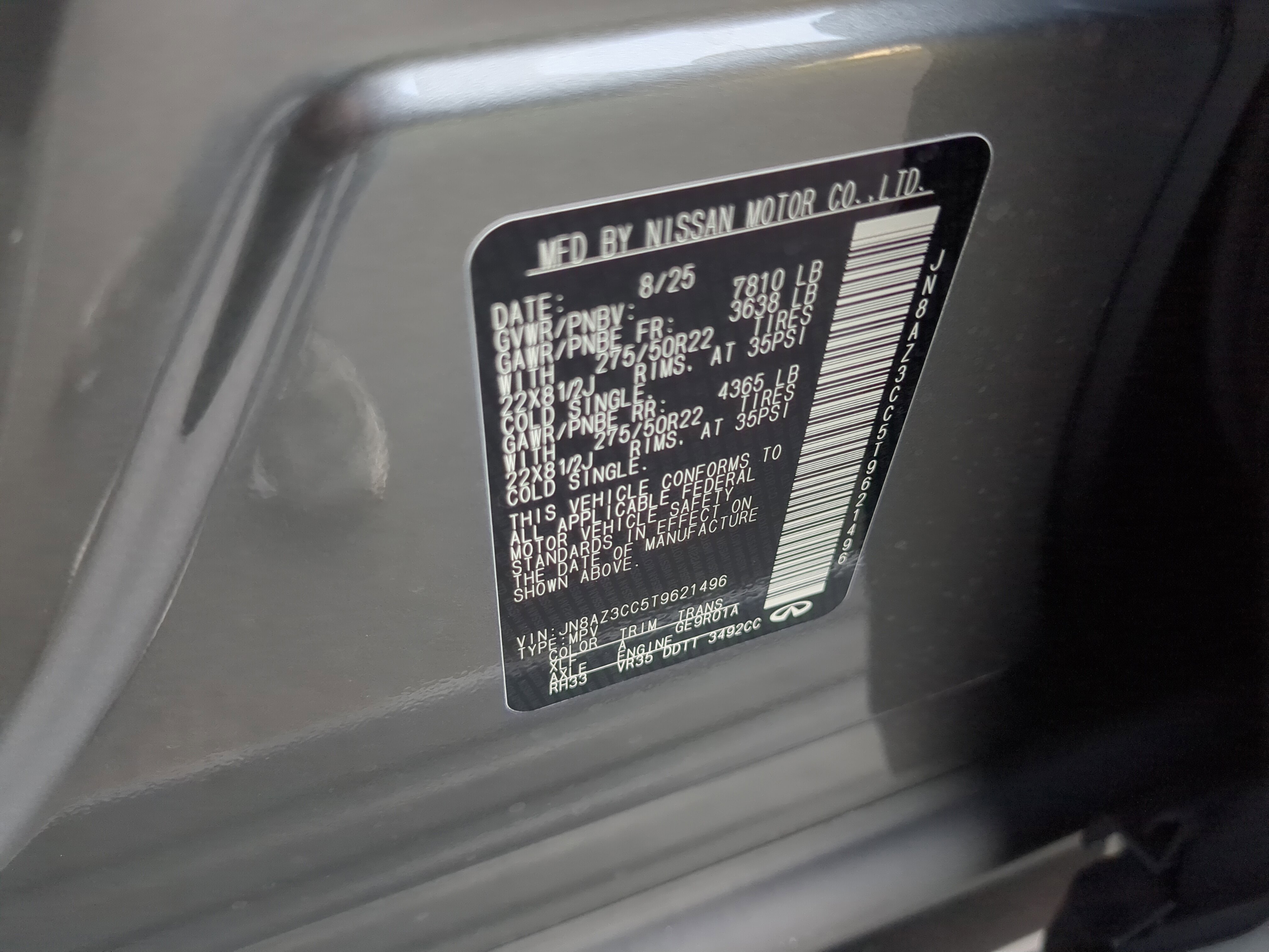 New 2026 INFINITI QX80 Autograph image 40