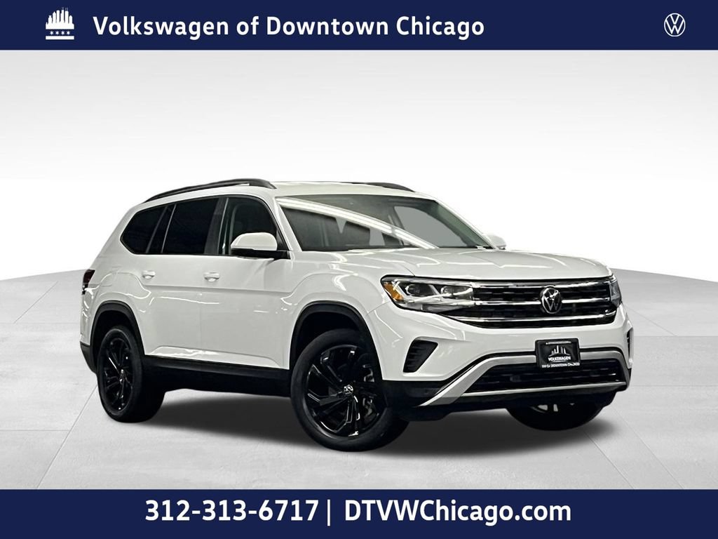 Certified 2023 Volkswagen Atlas SE w/ Black Wheel Package AWD/4WD image 1