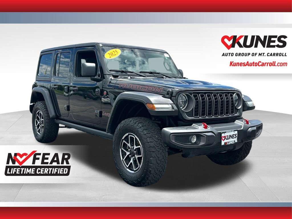 Used 2025 Jeep Wrangler Unlimited Rubicon AWD/4WD image 1
