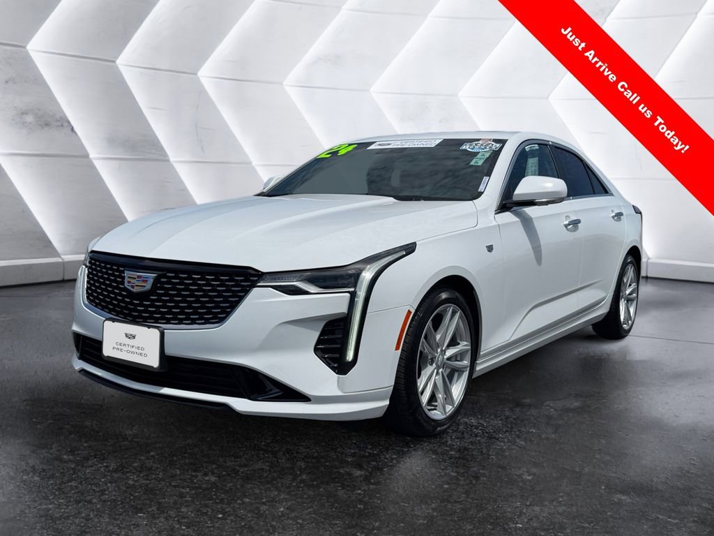 Certified 2024 Cadillac CT4 Luxury w/ Sun And Sound Package RWD image 1