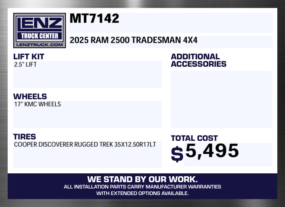 Used 2025 RAM 2500 Tradesman AWD/4WD image 2