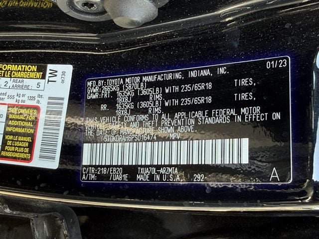 Used 2023 Toyota Highlander XLE FWD image 39