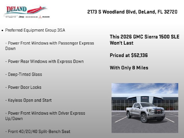 New 2026 GMC Sierra 1500 SLE AWD/4WD image 7