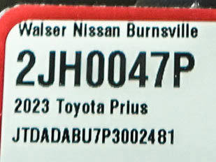 Used 2023 Toyota Prius XLE AWD/4WD image 28
