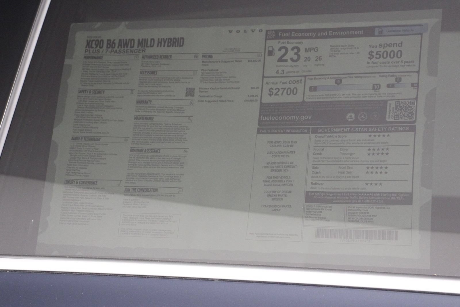 New 2026 Volvo XC90 B6 Plus AWD/4WD image 18