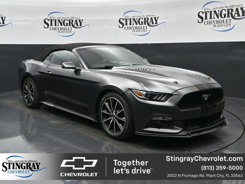Used 2016 Ford Mustang Premium w/ Wheel & Stripe Package RWD image 1