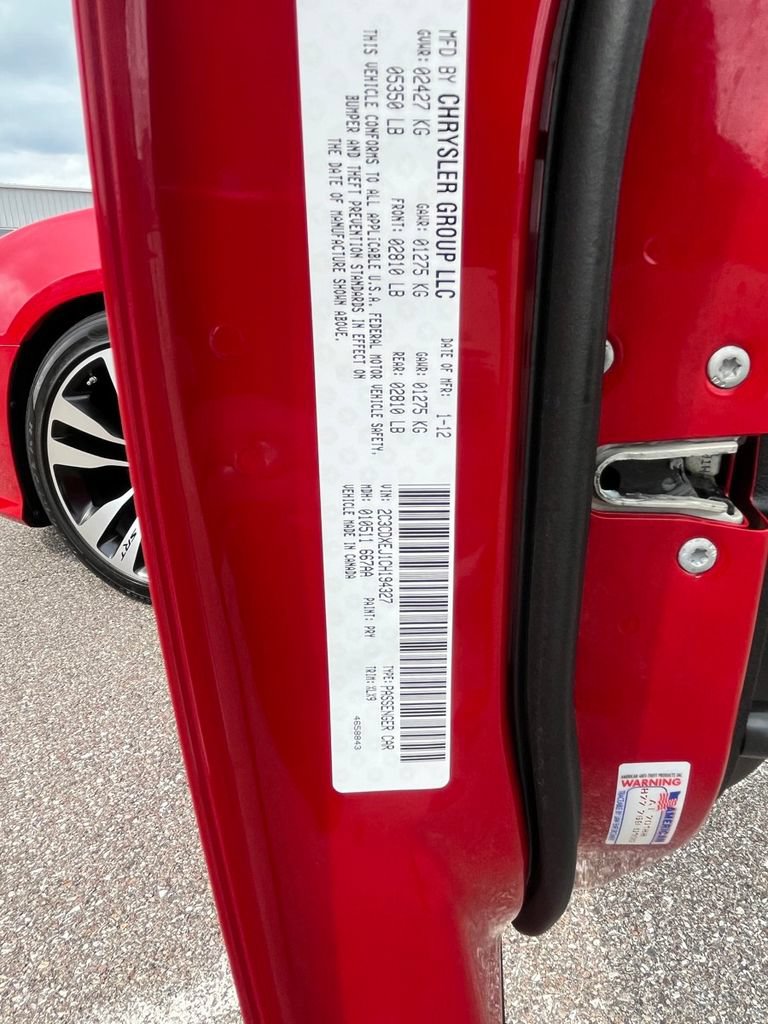 Used 2012 Dodge Charger SRT8 w/ Adaptive Cruise Control Group RWD image 19