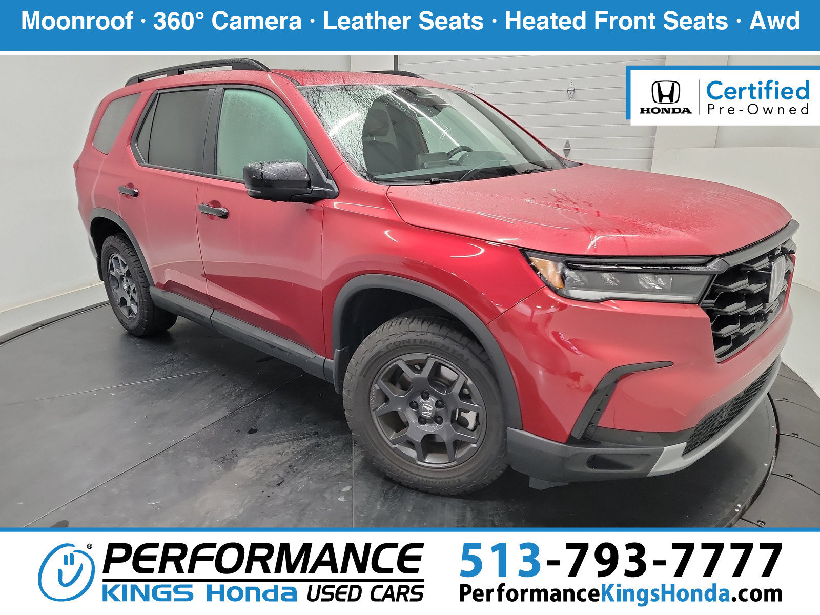 Certified 2025 Honda Pilot TrailSport
