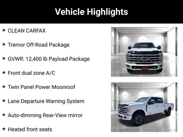 Used 2024 Ford F350 Platinum w/ Tremor Off-Road Package AWD/4WD image 2