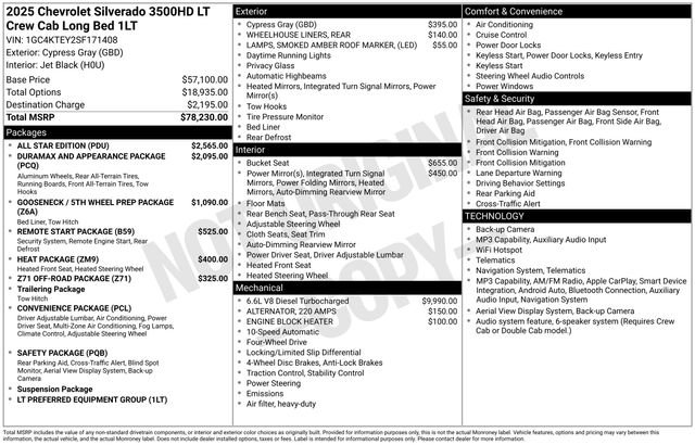 Used 2025 Chevrolet Silverado 3500 LT w/ All Star Edition AWD/4WD image 26