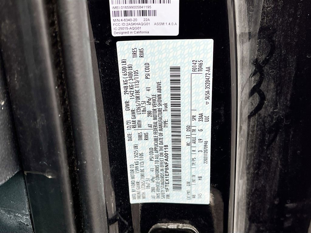 Used 2022 Ford F150 Lariat w/ Equipment Group 502A High image 32