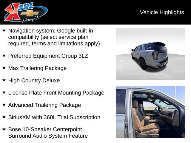 Certified 2025 Chevrolet Tahoe High Country image 2