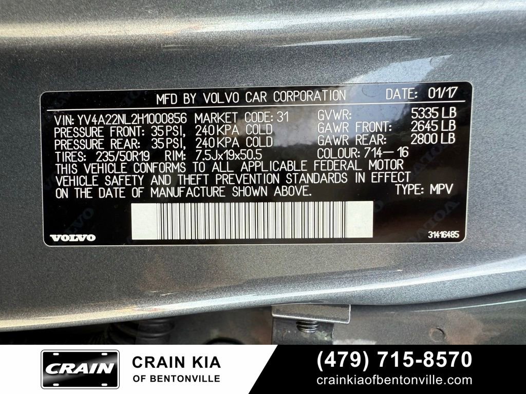 Used 2017 Volvo V90 T6 Cross Country image 35