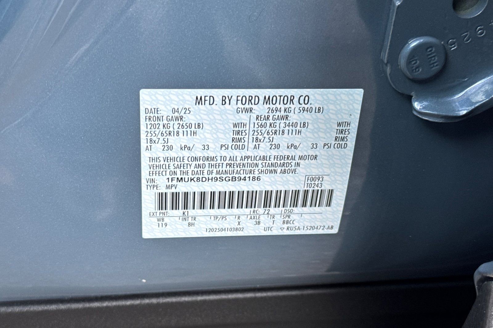 Used 2025 Ford Explorer Active image 30