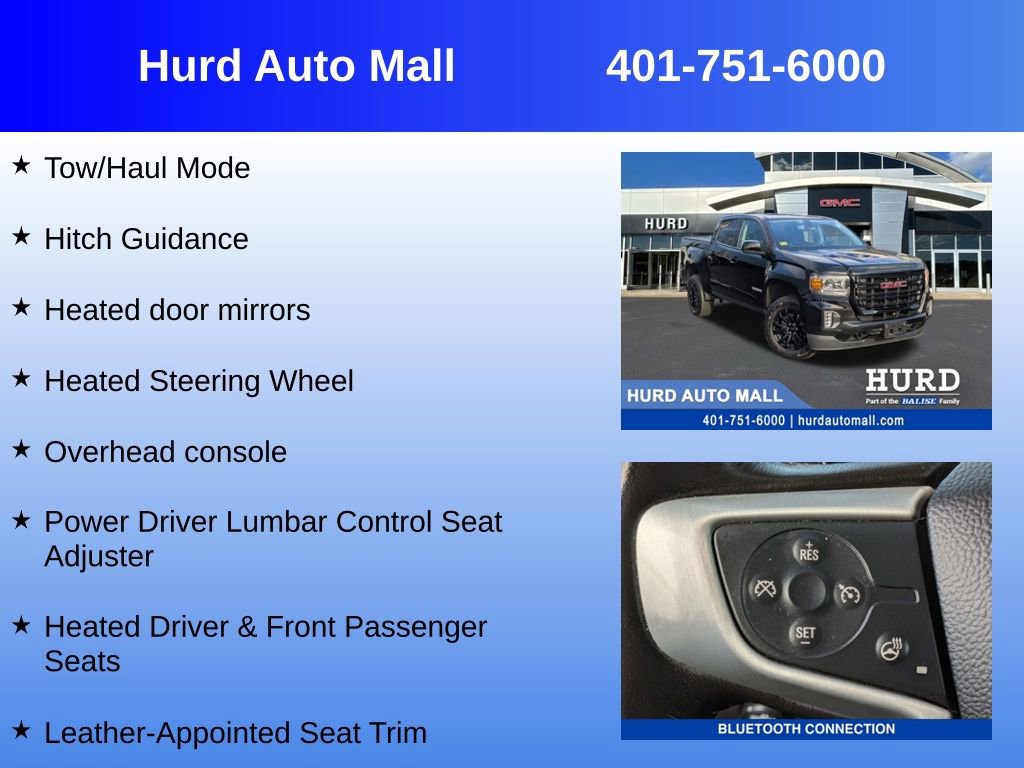 Certified 2022 GMC Canyon Elevation w/ Elevation Premium Package image 30