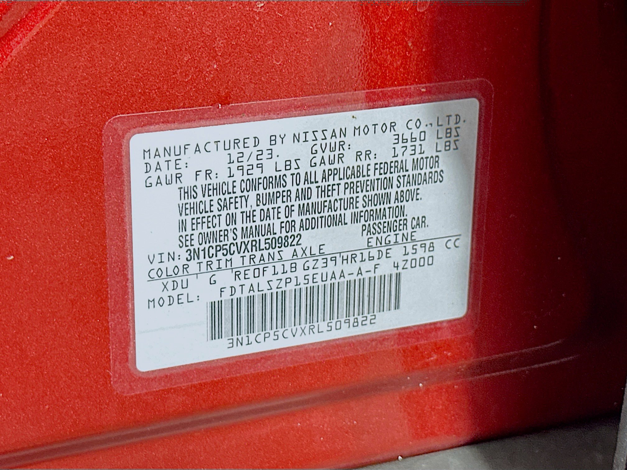 Used 2024 Nissan Kicks SV FWD image 12