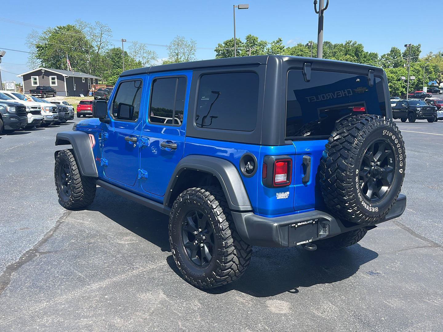 Used 2021 Jeep Wrangler Unlimited Sport AWD/4WD image 3