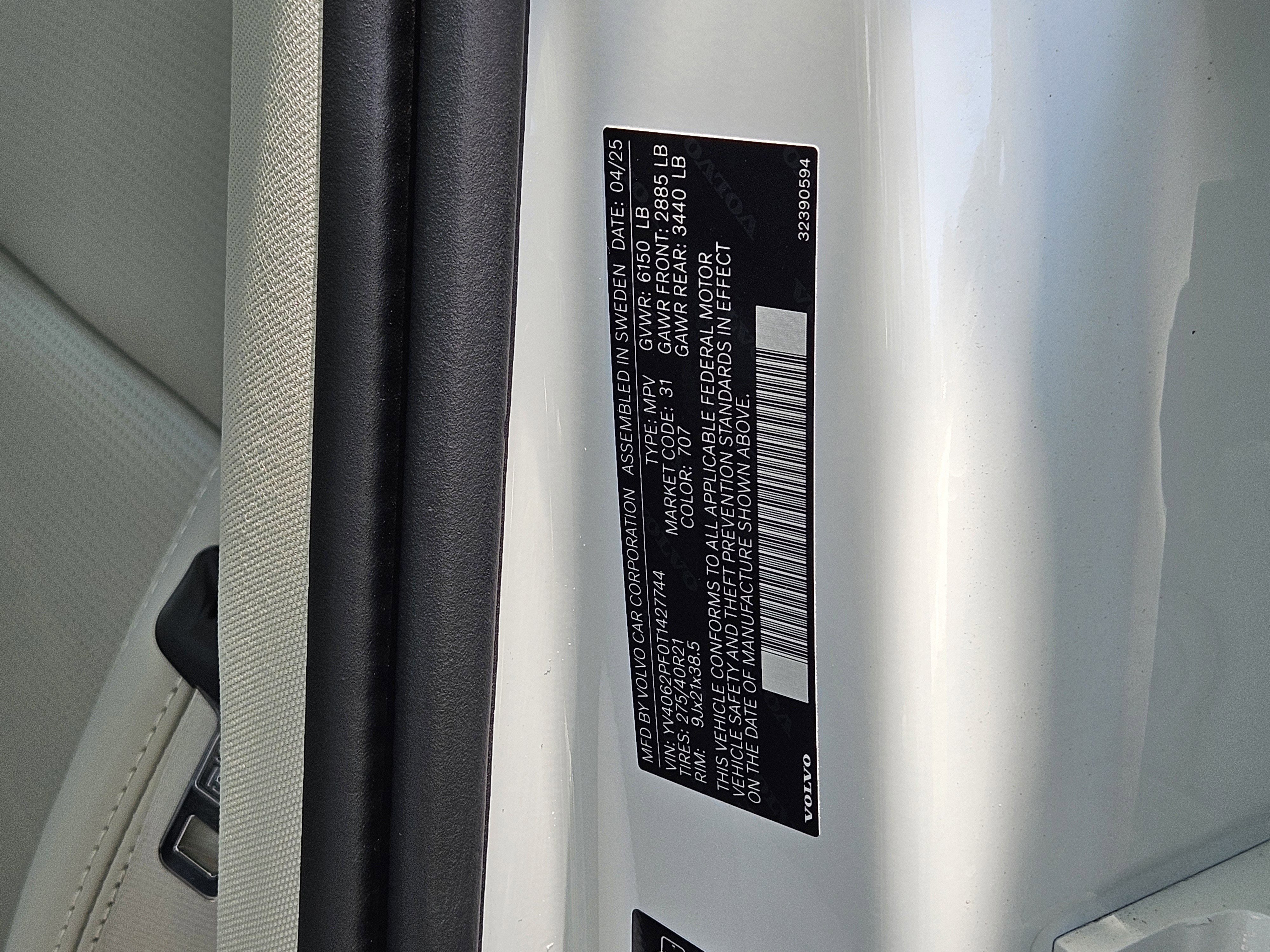New 2026 Volvo XC90 B6 Ultra image 38