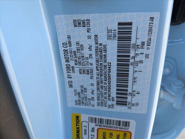 New 2025 Ford Bronco Sport Heritage w/ Convenience Package image 16