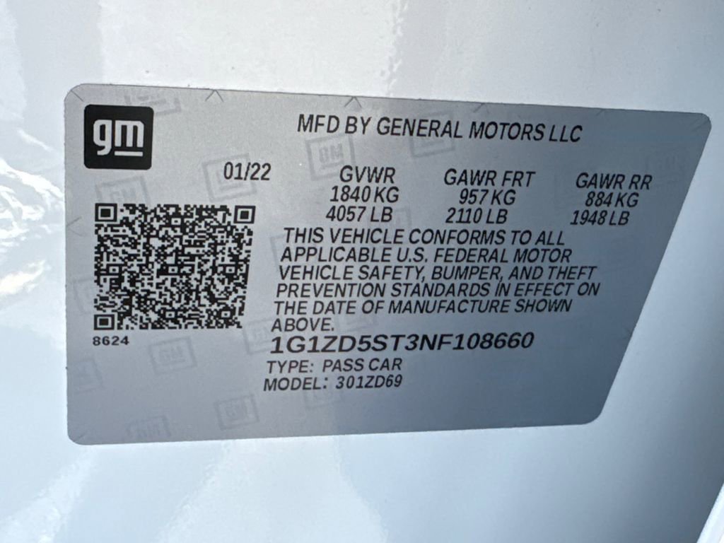 Used 2022 Chevrolet Malibu LT FWD image 32