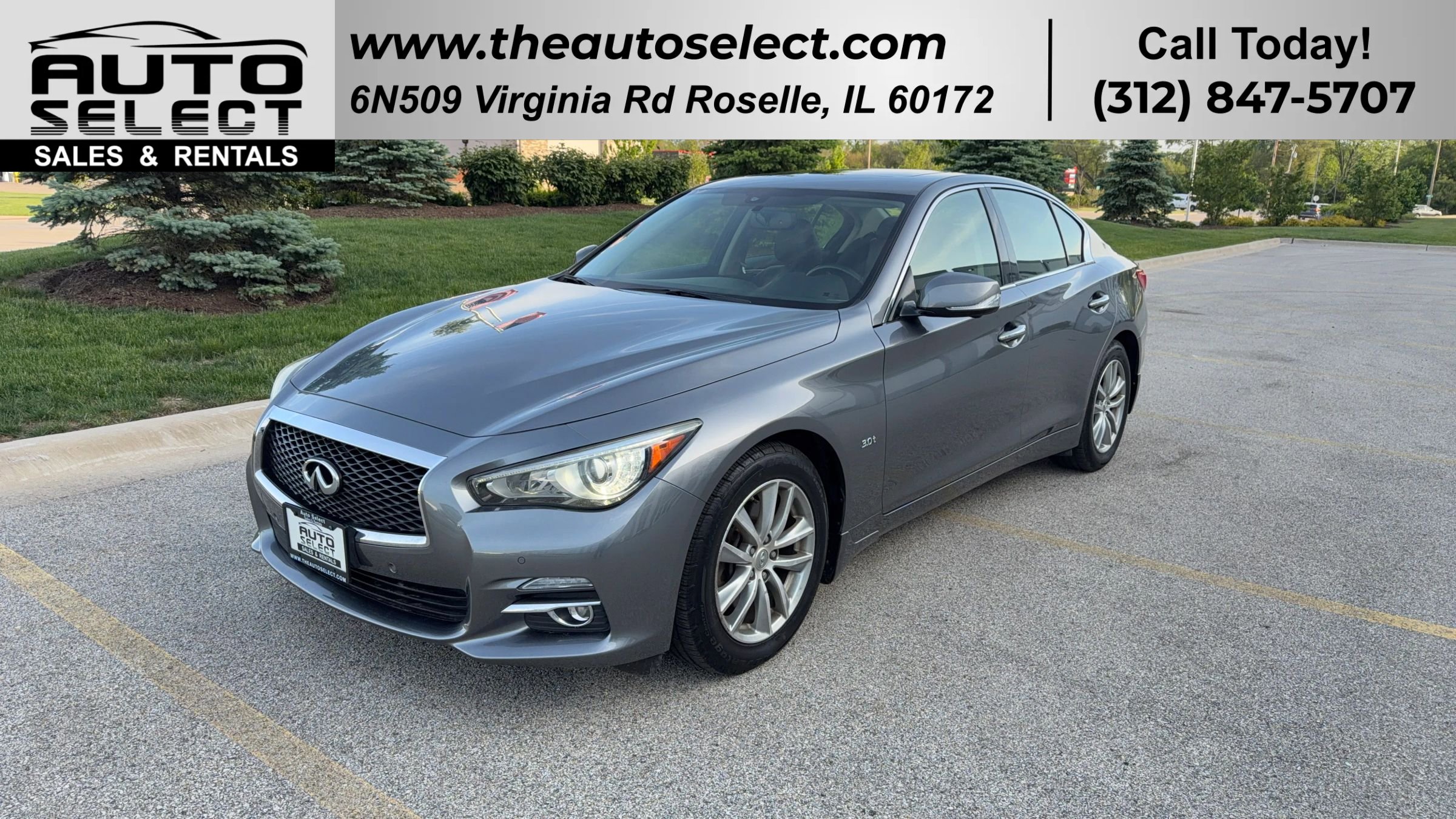 Used 2017 INFINITI Q50 3.0t Premium w/ Driver Assistance Package