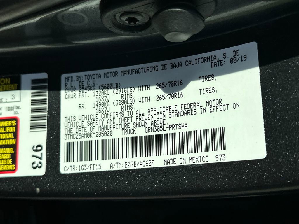 Used 2019 Toyota Tacoma TRD Off-Road image 24