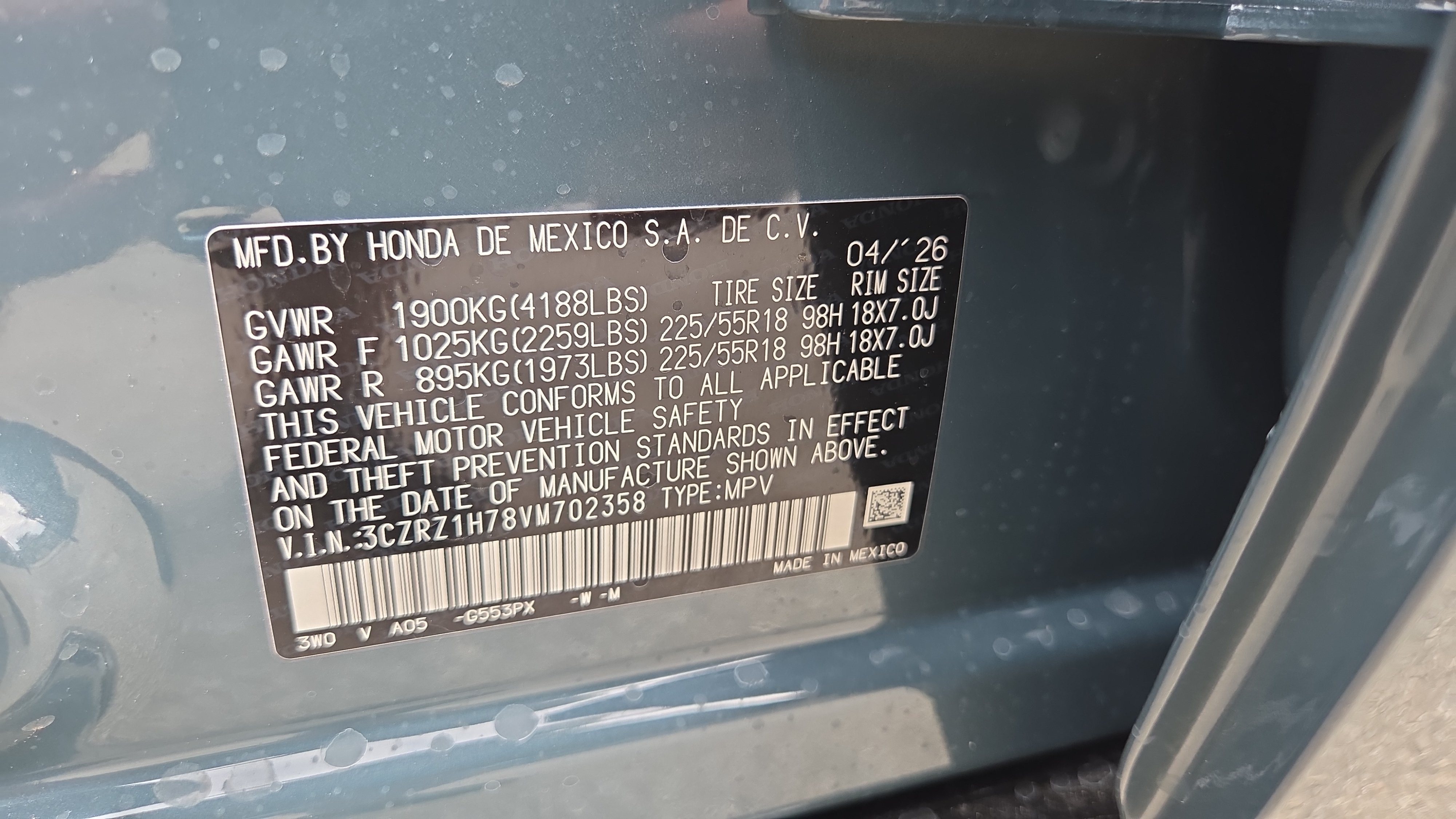 New 2027 Honda HR-V EX-L image 34