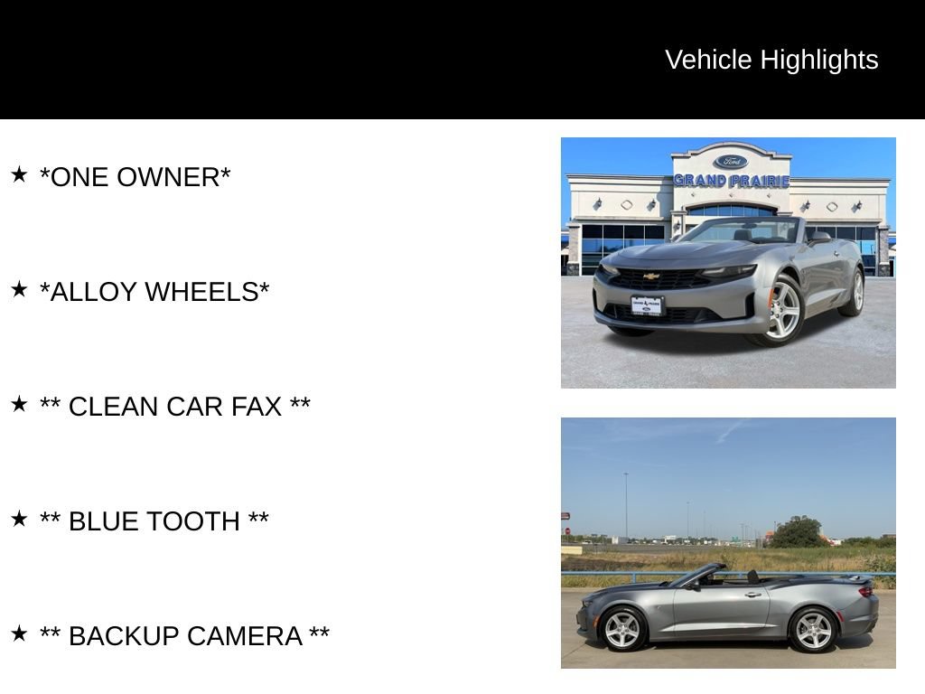 Used 2020 Chevrolet Camaro LT RWD image 4