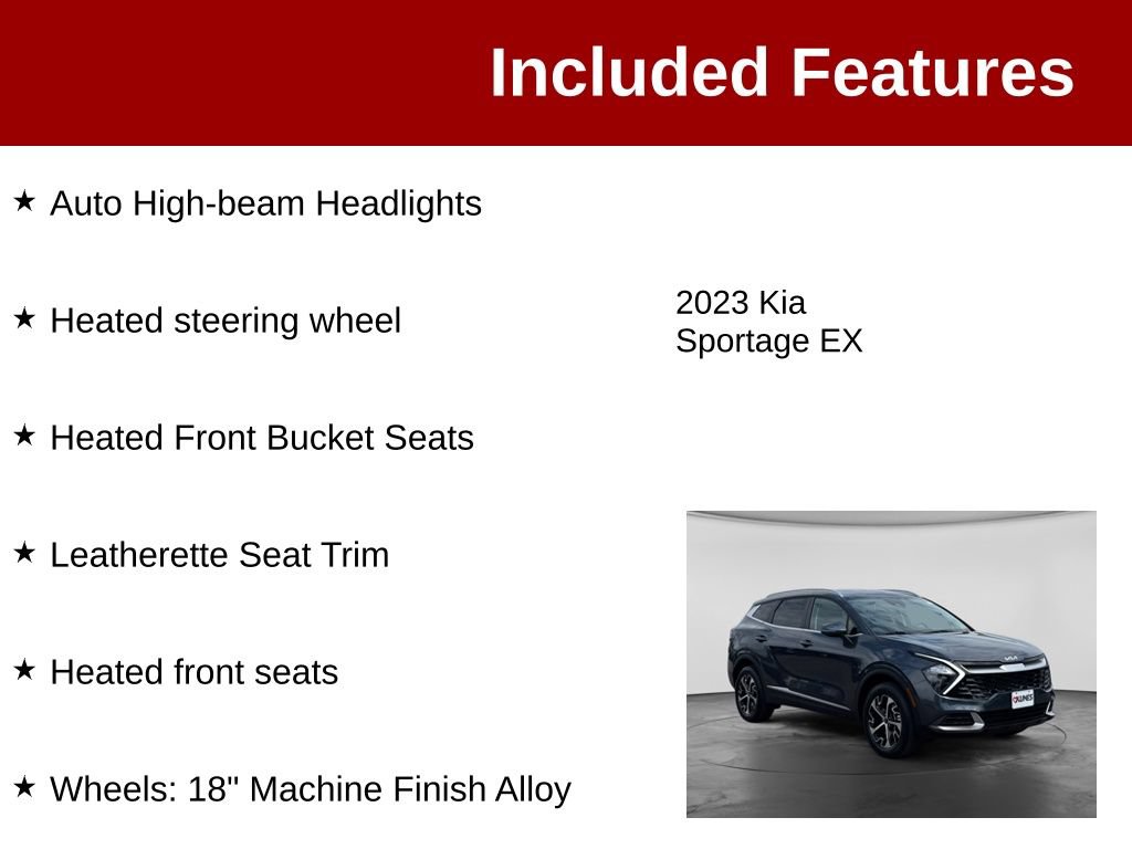 Used 2023 Kia Sportage EX AWD/4WD image 4
