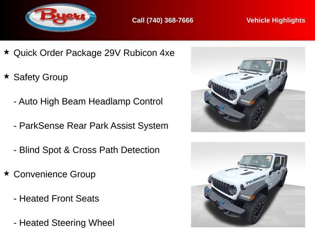 Used 2025 Jeep Wrangler Unlimited Rubicon 4xe w/ Safety Group image 12