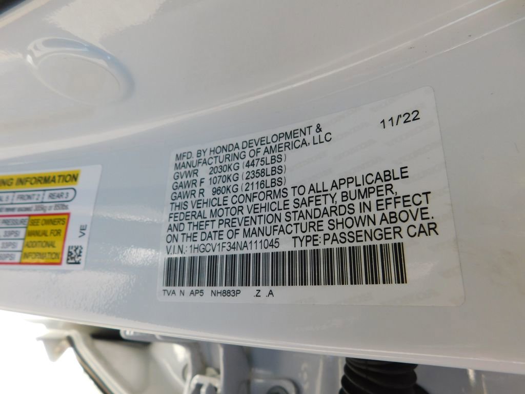 Used 2022 Honda Accord Sport image 8