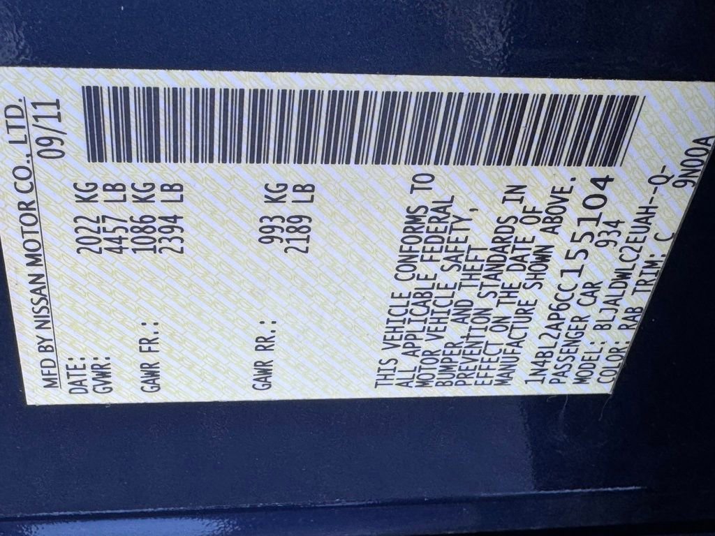 Used 2012 Nissan Altima 3.5 SR image 40