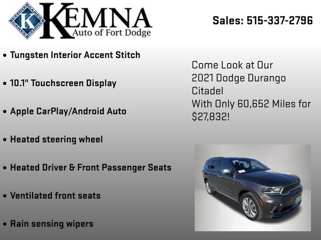 Used 2021 Dodge Durango Citadel image 12