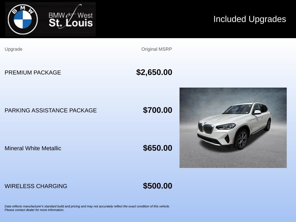 Used 2023 BMW X3 xDrive30i w/ Premium Package AWD/4WD image 20